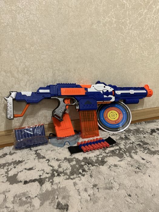 Бластер Nerf длина 75 см в отличном состоянии