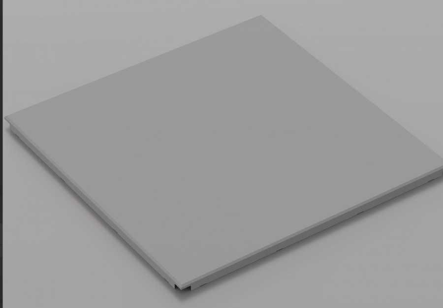 Панель Армстронг металева сіра -10 штук