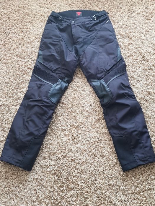 Calças motard Dainese Ridder D1 Gore-Tex Black/Ebony Tamanho 50