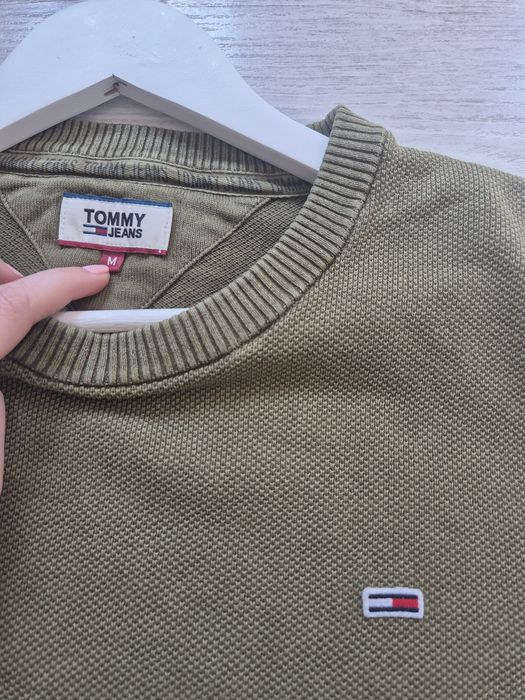 Sweterek khaki Tommy Jeans