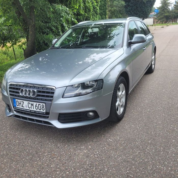 Audi A4 Avant Audi A4 B8 2.0 TDI 120 KM 2008  Bezwypadkowy Faktura VAT