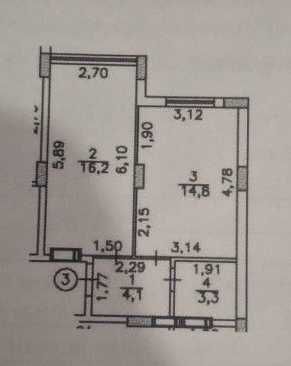 Однокімнатна квартира з ремонтом біля Центрального парку