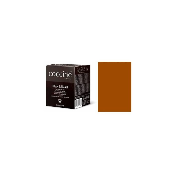 pasta do butów krem do skóry gładkiej cream elegance koniakowy 50 ml