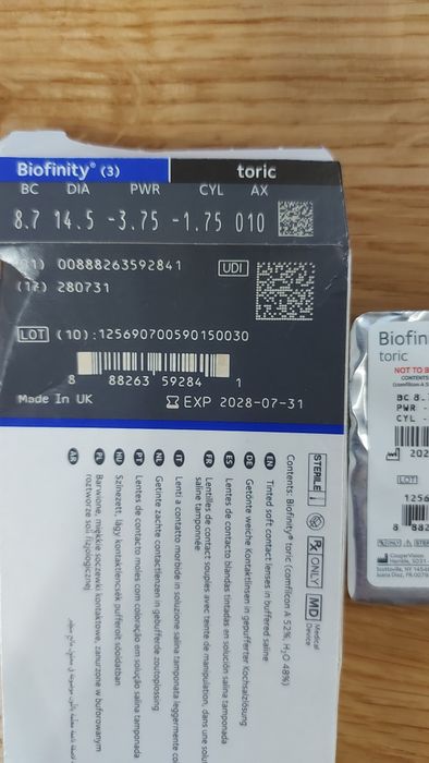 Soczewki miesieczne progresywne