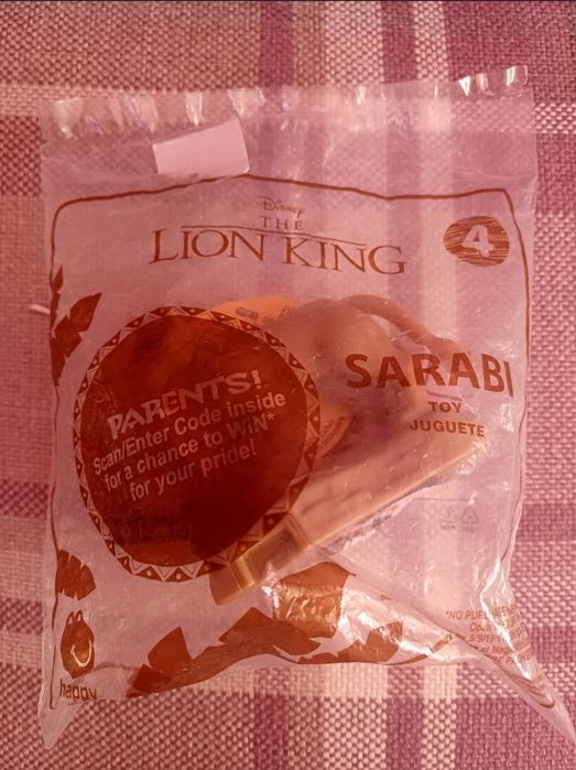 Іграшка McDonald's Happy Meal The Lion King (Король Лев) 2019 рік