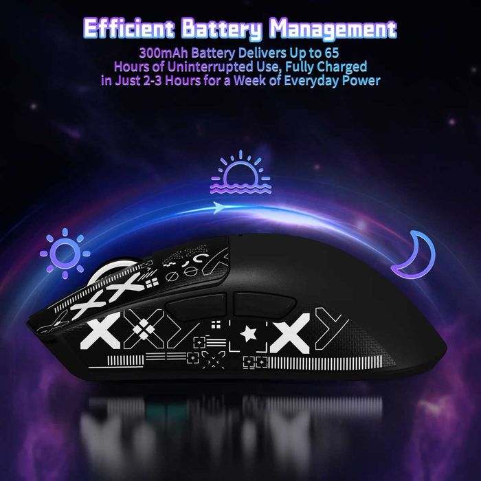 Ігрова бездротова миша ATTACK SHARK X11SE Tri-Mode 18000 DPI, 59 г