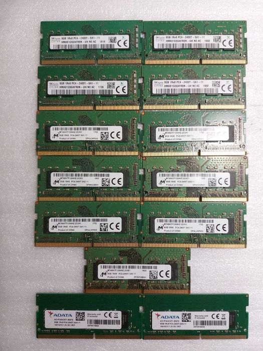 Оперативна пам'ять So-Dimm DDR4 8гб (частота 2133, 2400, 2666, 3200мГц) SK Hynix, для ноутбуків. ОПТ, є в кількості