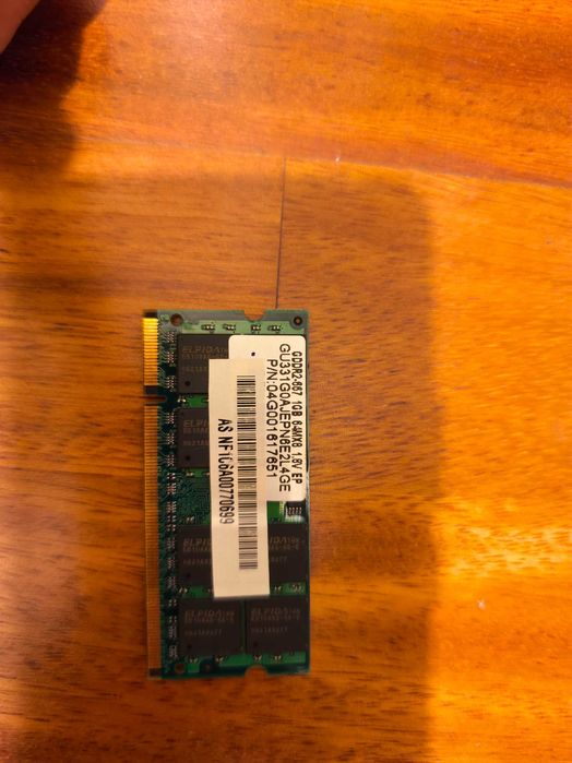 Memorias SO-DIM DDR2-667 1Gb Várias