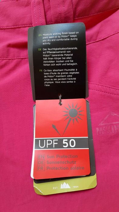 nowe krótkie spodenki termoaktwne McKinley UPF 50 rozm. 152