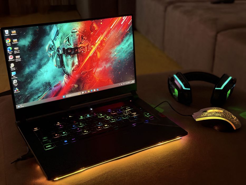 ИГРОВОЙ Как НОВЫЙ Asus ROG STRIX Scar + Полный Комплект