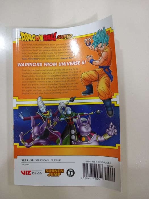 Dragonball super manga vol.1