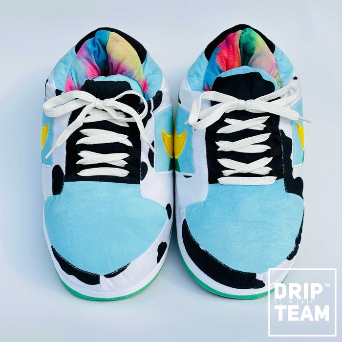 Kapcie Pluszowe Nike Jordan Chunky Dunky Łaciate - r. 35-45