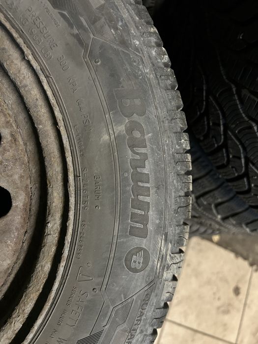 Opony zimowe BARUM 155/80r13 caloroczne wielosezon 6.5 mm