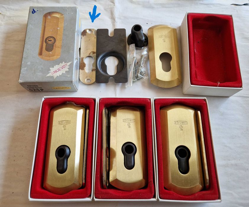 escudo de fechadura de porta exterior