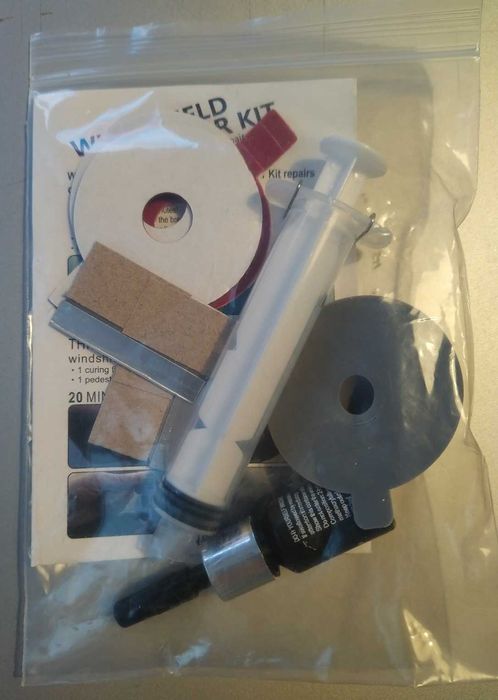 Kit reparação para-brisa carro