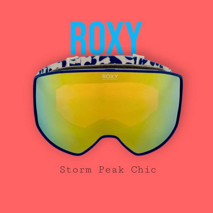 Roxy Storm Peak Chic gogle narciarskie snowboardowe damskie unisex
