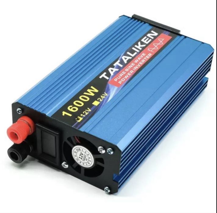Перетворювач напруги інвертор TATALIKEN 12-220V 1600W Чистий синус
