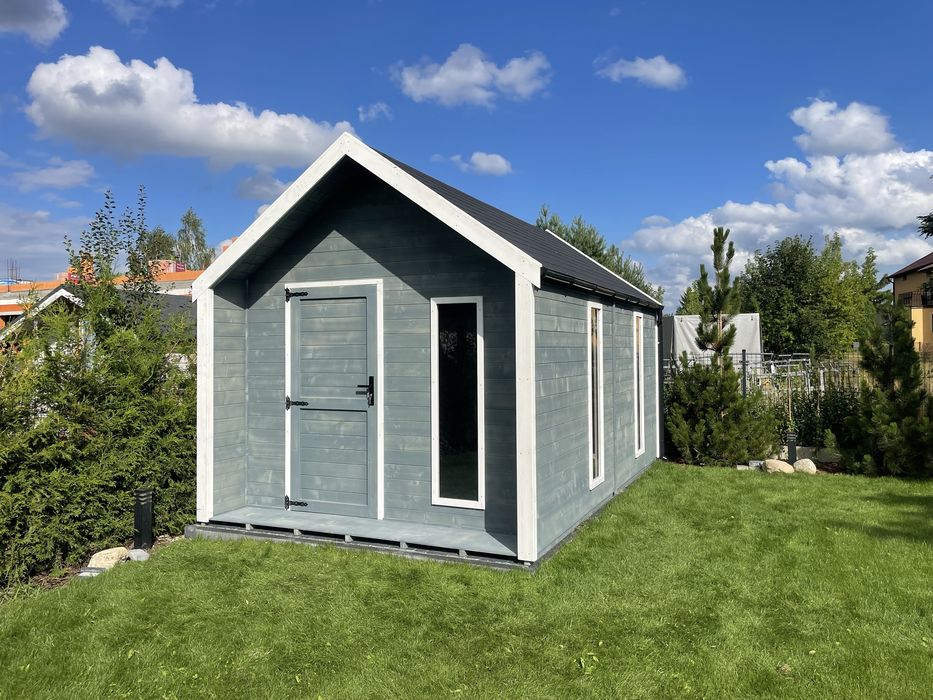 3x3 Domek drewniany, narzedziowy, nowoczesna stodola, sauna