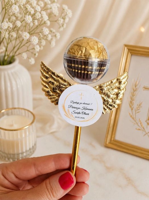 Podziękowanie Ferrero Rocher Komunia Chrzest