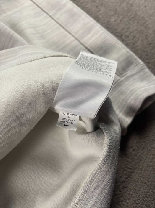 Bluza Nike M Szara Rozpinana Tech Nadruk Swoosh Drill Oryginalna