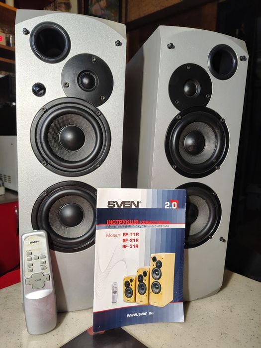 Колонки SVEN BF 31R, BF21, пассивные Technics CH404, Sven 30вт