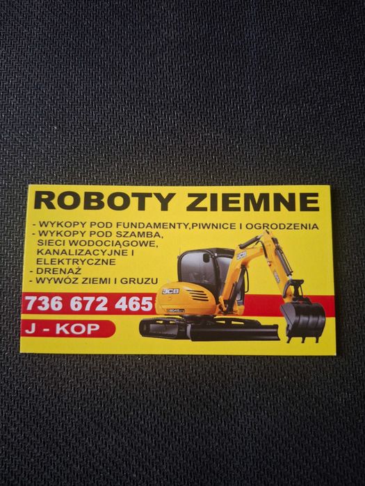 Usługi koparką, koparka, minikoparka, wywrotka, ciągnik z przyczepą, wozidło, transport, prace ziemne , wykopy,