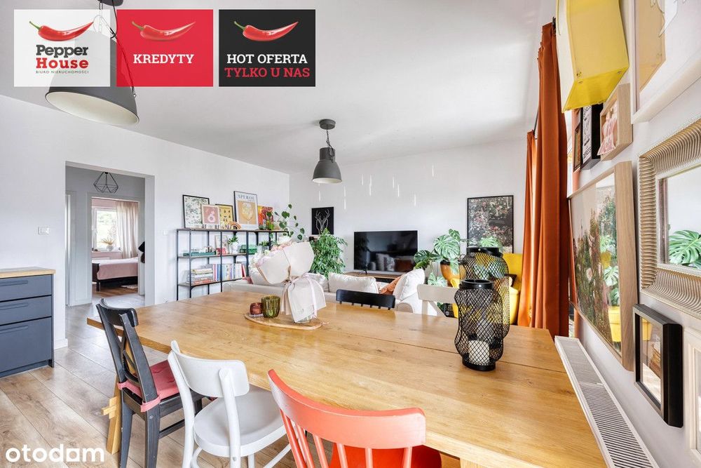 3 Pokoje 63,5m2 Osiedle Pod Skarpą  - Wyposażone
