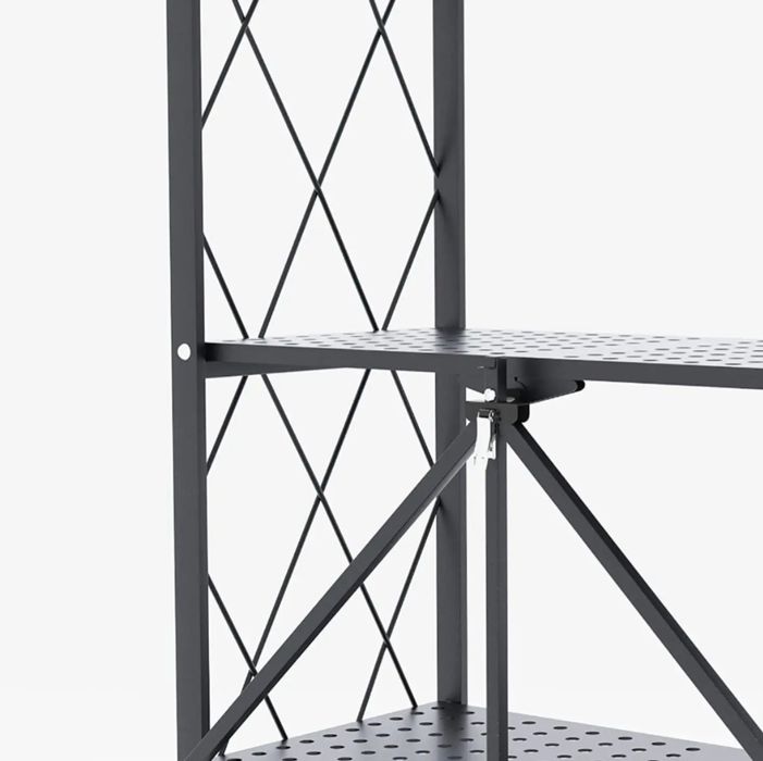 Етажерка універсальна складана на коліщатках 3 ярусів 71*31*83см см/