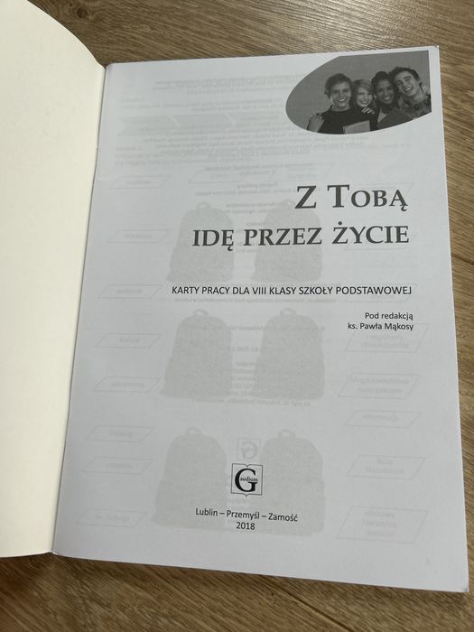 Religia „Z tobą idę przez życie” kl 8