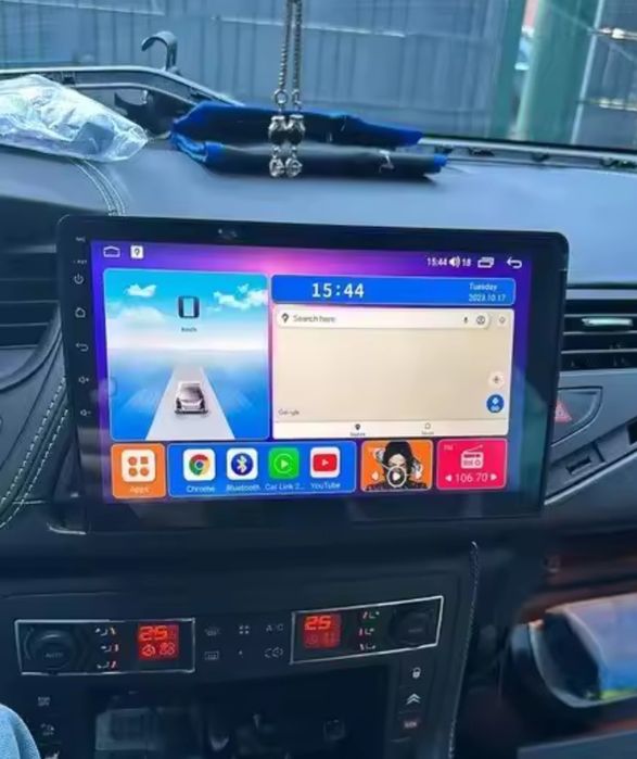 Rádio Citroën C5 Android 14 com GPS