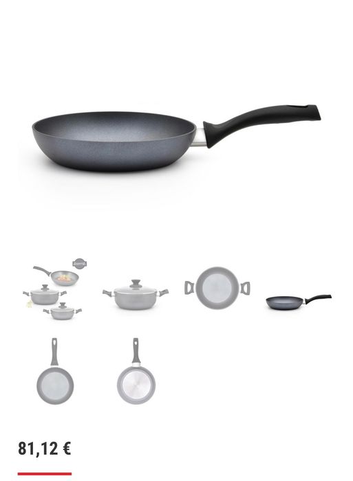 Conjunto 2 Caçarolas + 1 Frigideira Argenta - Celar (NOVO)