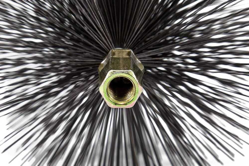 Щітка металева для чистки димоходу. Щетка ерш металлическая дымохода