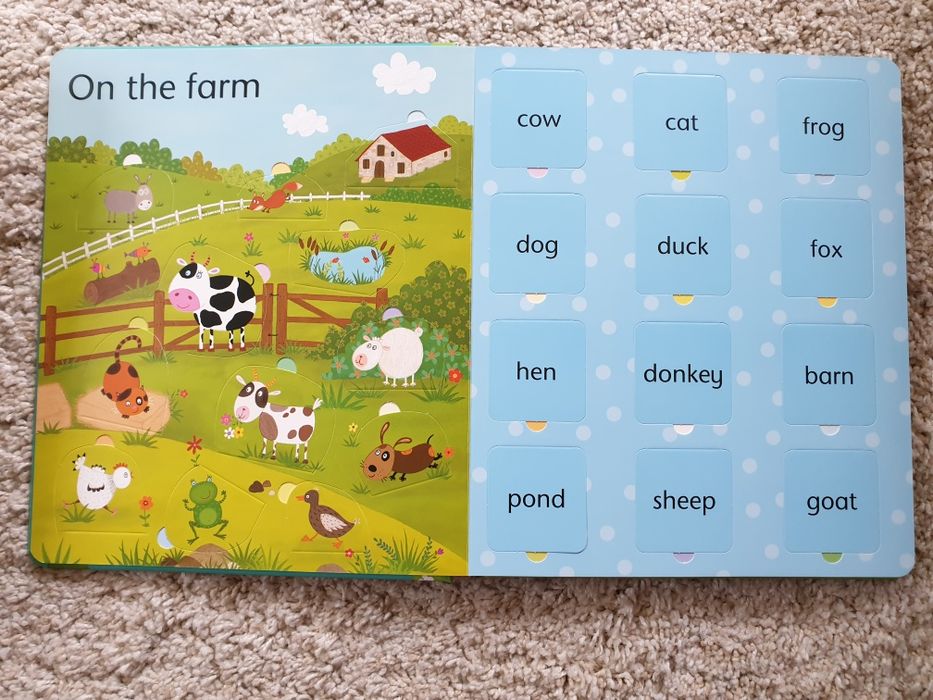 Word book słówka po angielsku okienka klapki