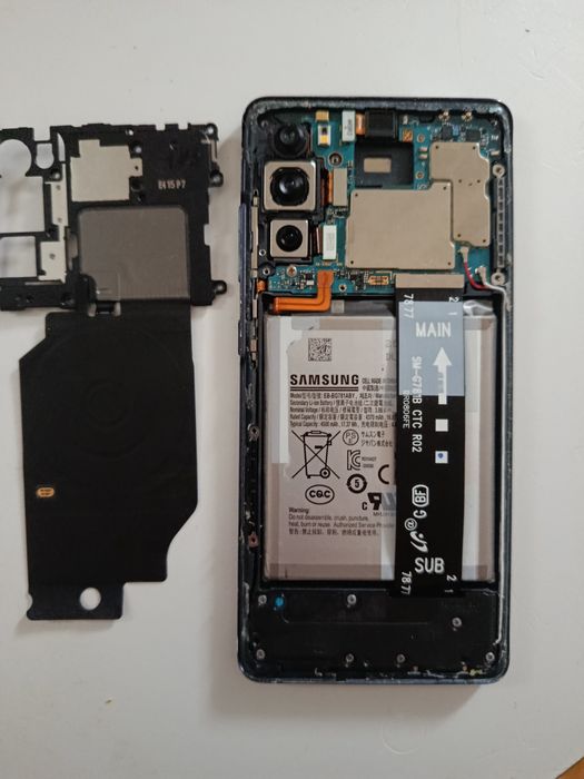 Samsung galaxy s20 fe по запчастинам