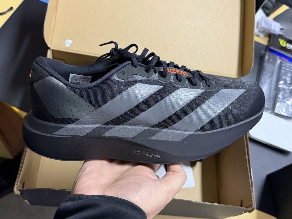 Оригінал 100% Adidas Adizero EVO SL Black  KJ1363 /26,5см до 29,5см/