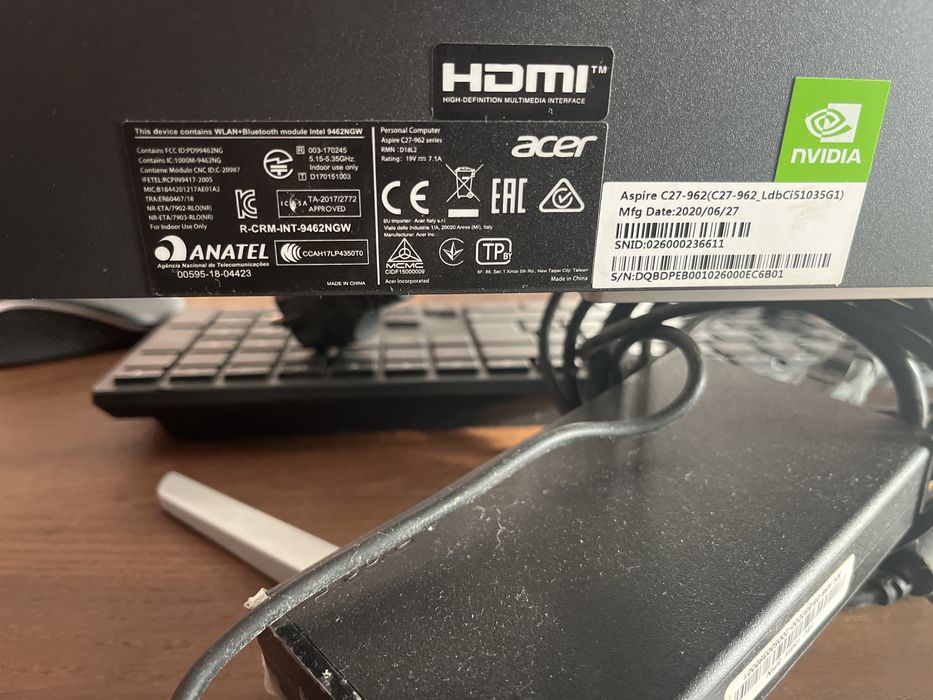 Pc all in one Acer C27 962