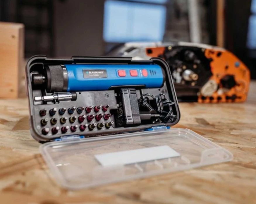 WKRĘTAK Akumulatorowy Blaupunkt 4V 5Nm 320Obr/Min + 26 Bitów ETUI NOWY