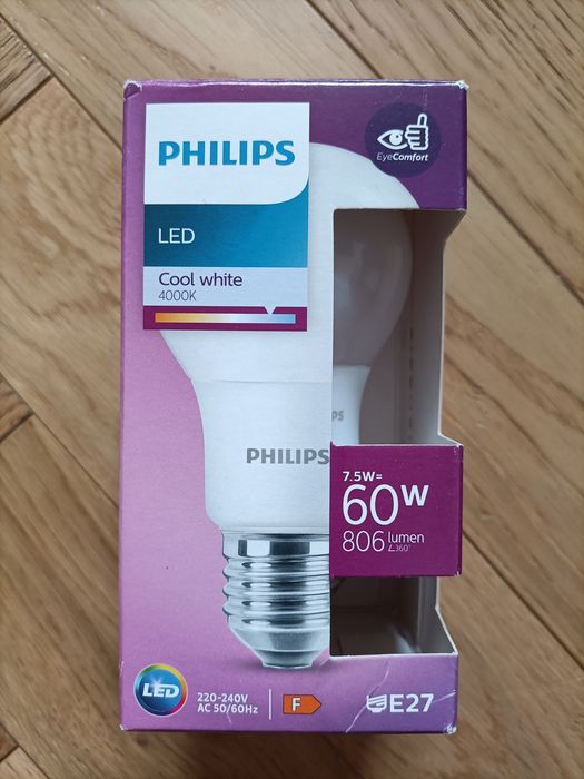 Nieużywana dioda LED "żarówka" E27