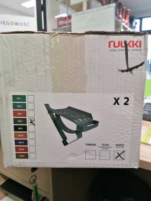 Stopnie kominiarskie (2szt) wraz z mocowaniem WYPRZEDAŻ