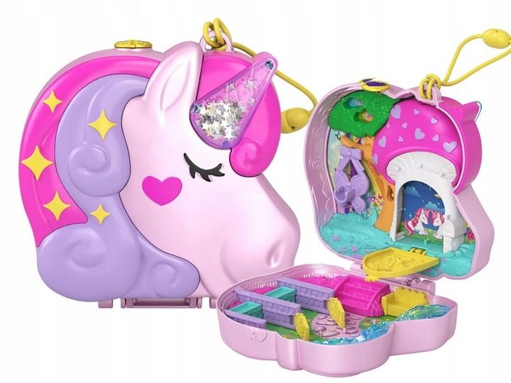 Lalka Polly Pocket Las Jednorożców Zestaw Do Zabaw
