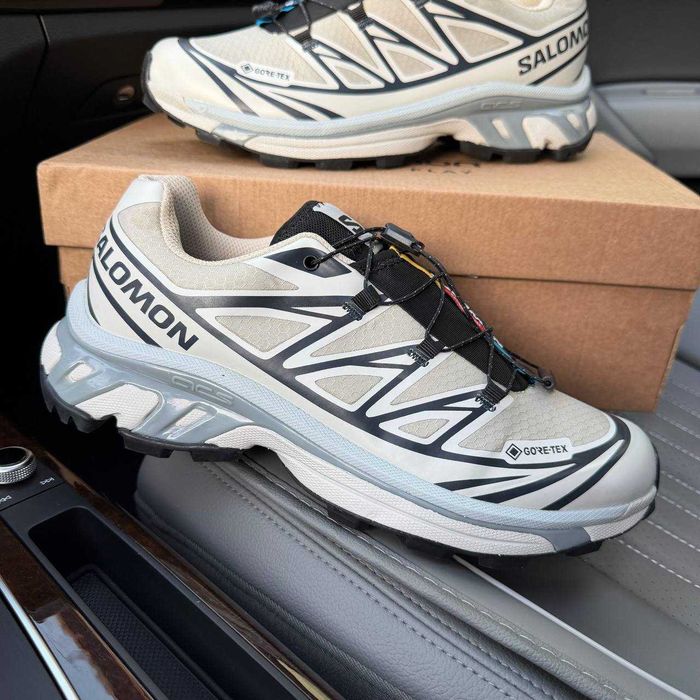 НОВИНКА! Salomon XT6 Gore Tex White Grey Premium 40 41 42 43 44 45 саломони