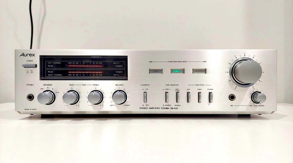 Amplificador e Sintonizador " vintage" TOSHIBA Aurex (imaculados) + OFERTA Bluetooth*