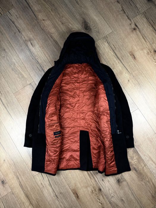 Massimo Dutti вовняне пальто з утепленою вставкою 48