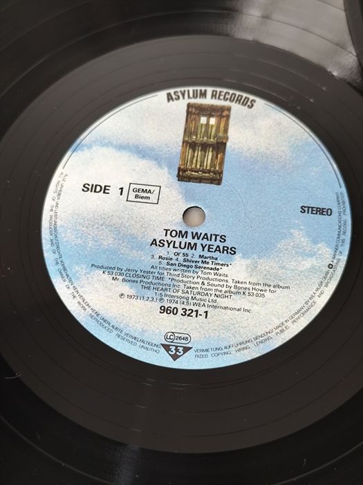 Tom Waits - Asylum Years - winyl podwójny,  1 press 1984 Germany super stan.