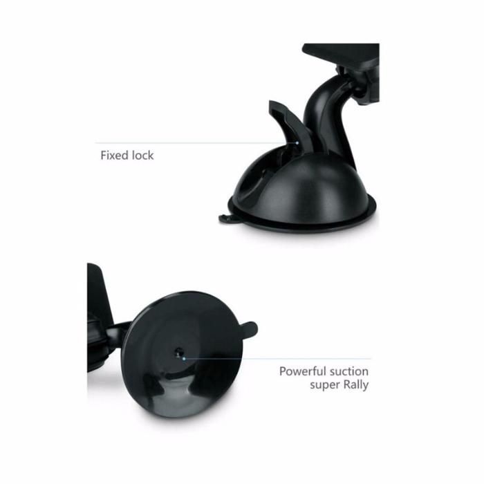 Suporte de telemóvel c/ ventosa para-brisas do carro - Branco