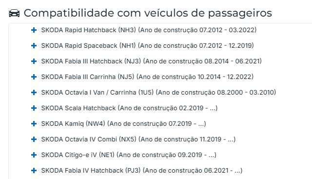 JOGO DE CALÇOS // AUDI - SEAT - SKODA - VW