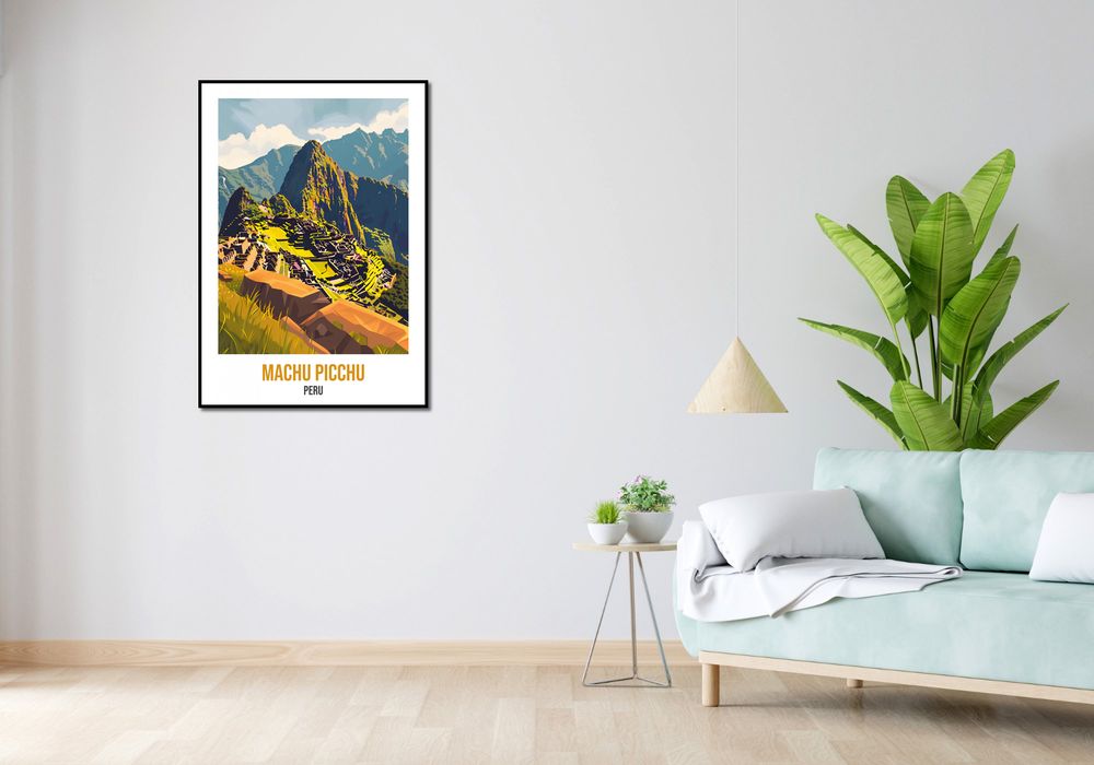 Plakat 70x100cm Machu Picchu