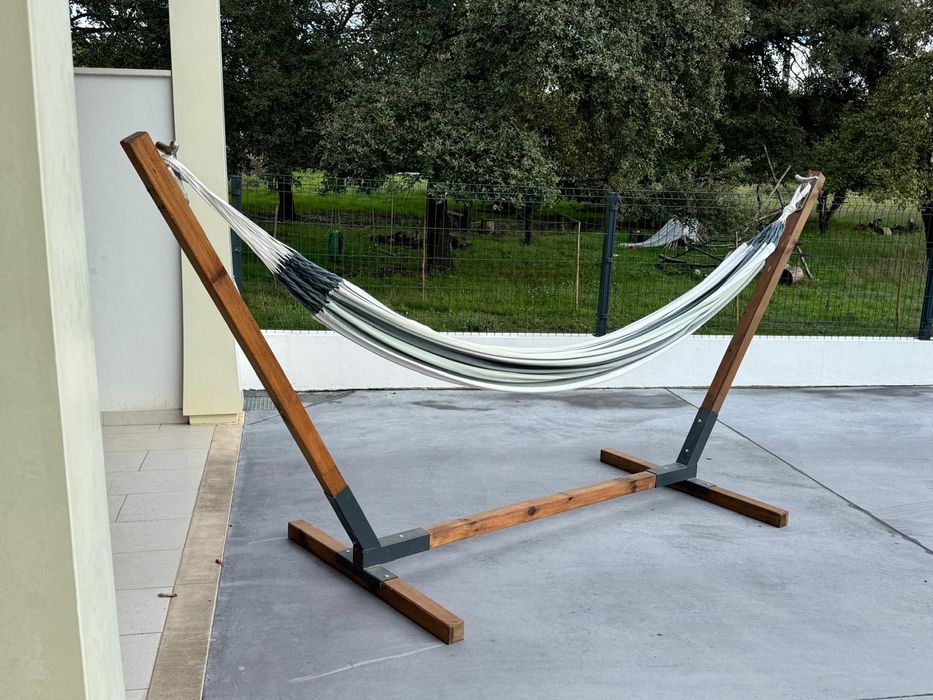 Suporte para rede de jardim