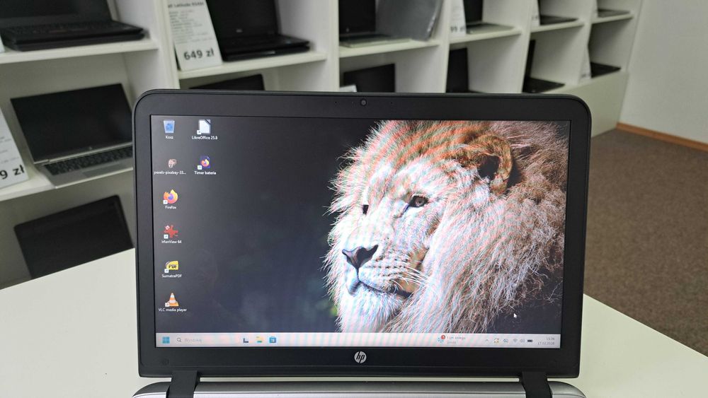 Budżetowy HP ProBook 450 G3 15" i3 8GB HDMI SSD Klasa A WIN11 DVD