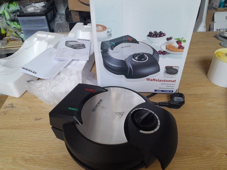 Severin WA 2103 Gofrownica z Powłoką Zapobiegającą Przywieraniu 1300w